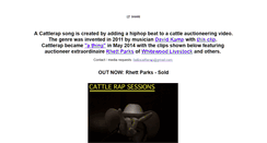 Desktop Screenshot of cattlerap.com